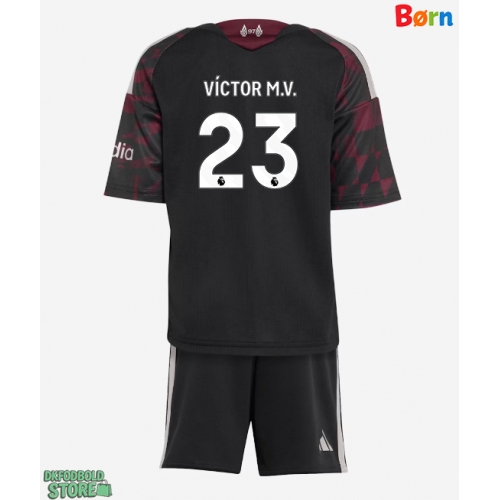 Liverpool Victor Munoz #23 Replika Babytøj Tredje sæt Børn 2026-27 Kortærmet (+ Korte bukser)